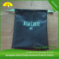 Wholesale Custom Waterproof Nylon Drawstring Laundry Bag 190T Black bikini bag